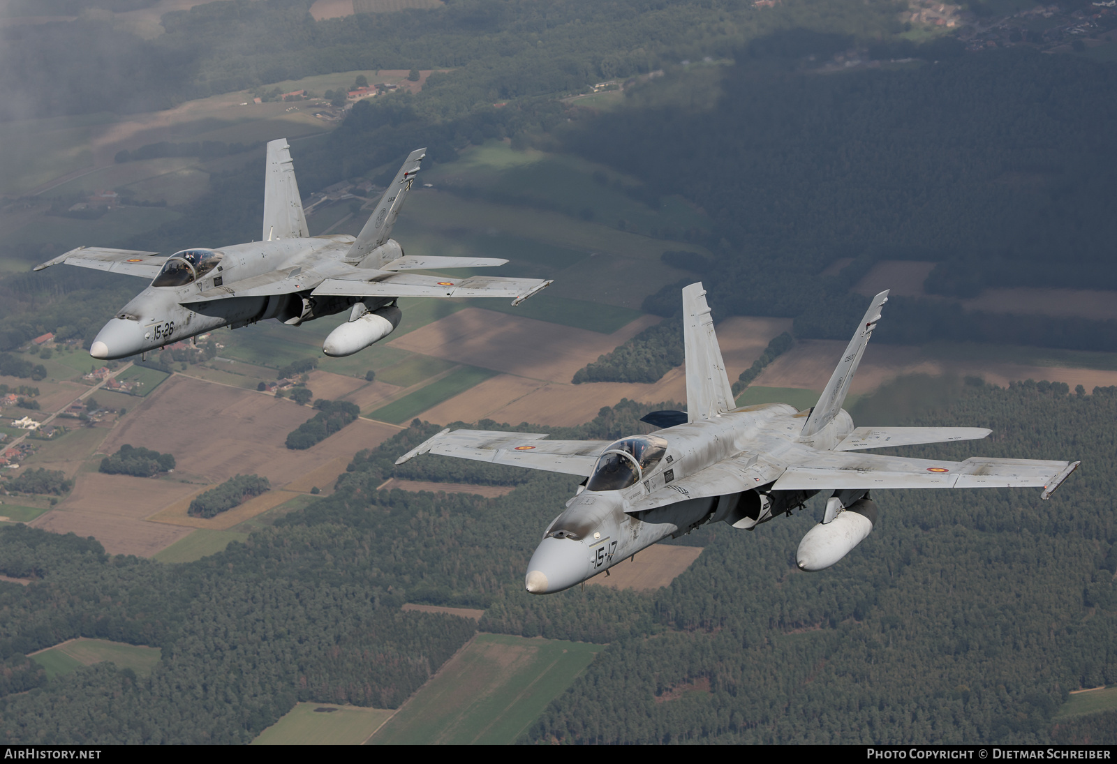 Aircraft Photo of C15-17 | McDonnell Douglas EF-18A Hornet | Spain - Air Force | AirHistory.net #845991