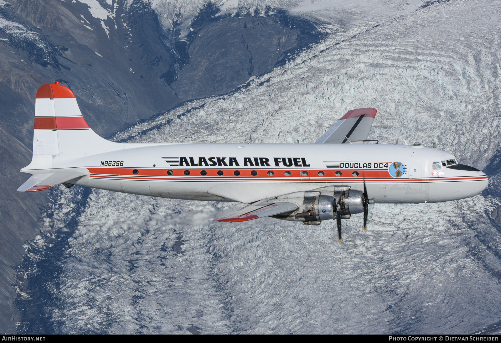 Aircraft Photo of N96358 | Douglas C-54R Skymaster | Alaska Air Fuel | AirHistory.net #846003