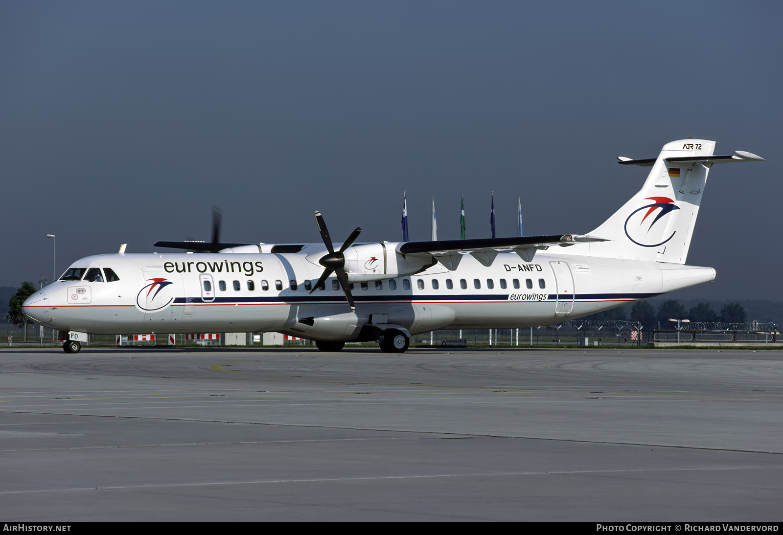 Aircraft Photo of D-ANFD | ATR ATR-72-202 | Eurowings | AirHistory.net #846006
