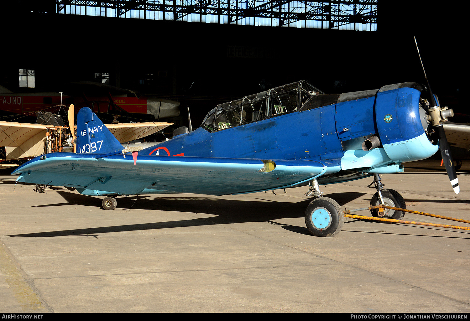 Aircraft Photo of F-AZEF / 51-4387 | North American T-6G Texan | USA - Navy | AirHistory.net #846011