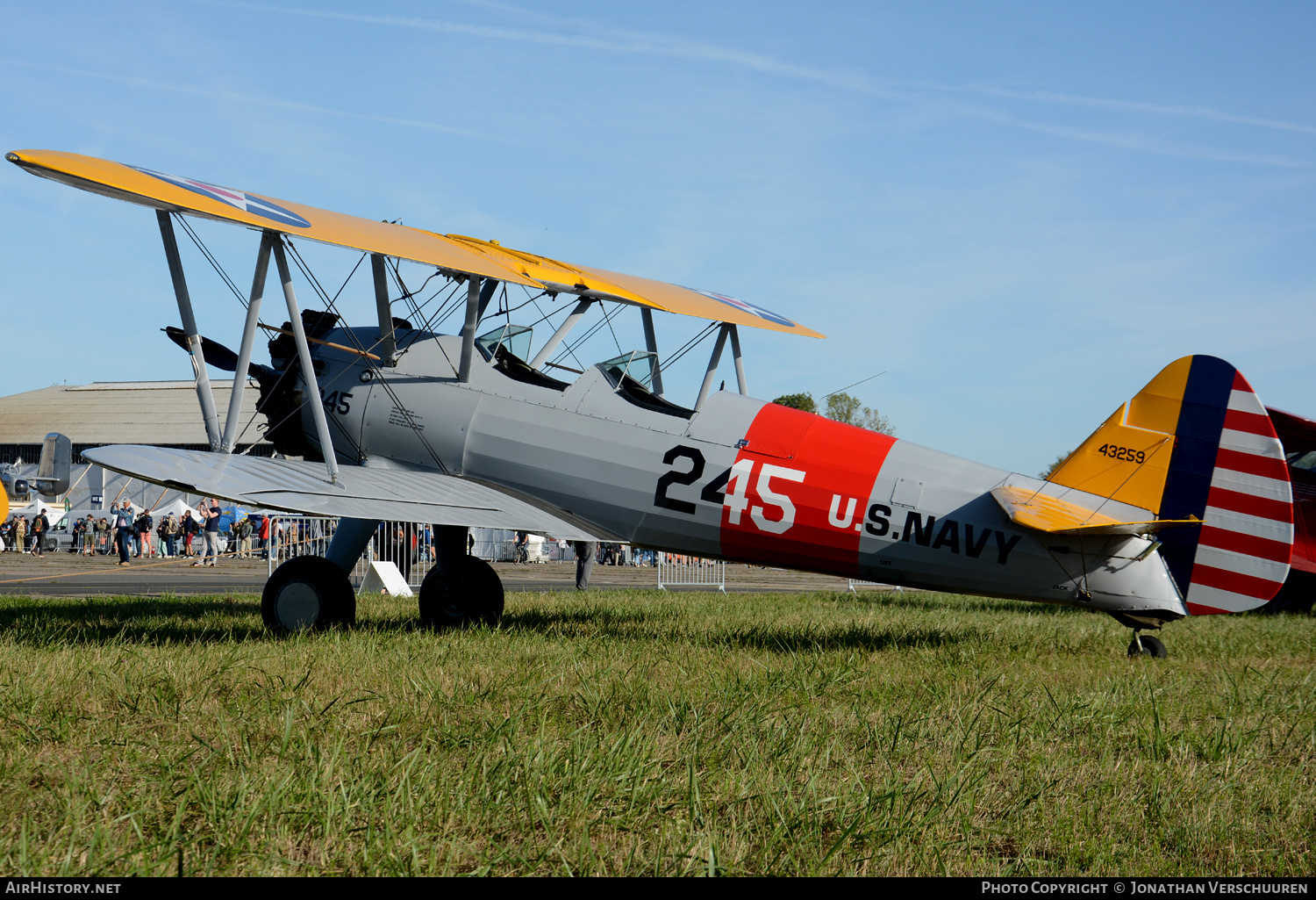 Aircraft Photo of N65686 / 43259 | Boeing E75N1 Kaydet | USA - Navy | AirHistory.net #846026
