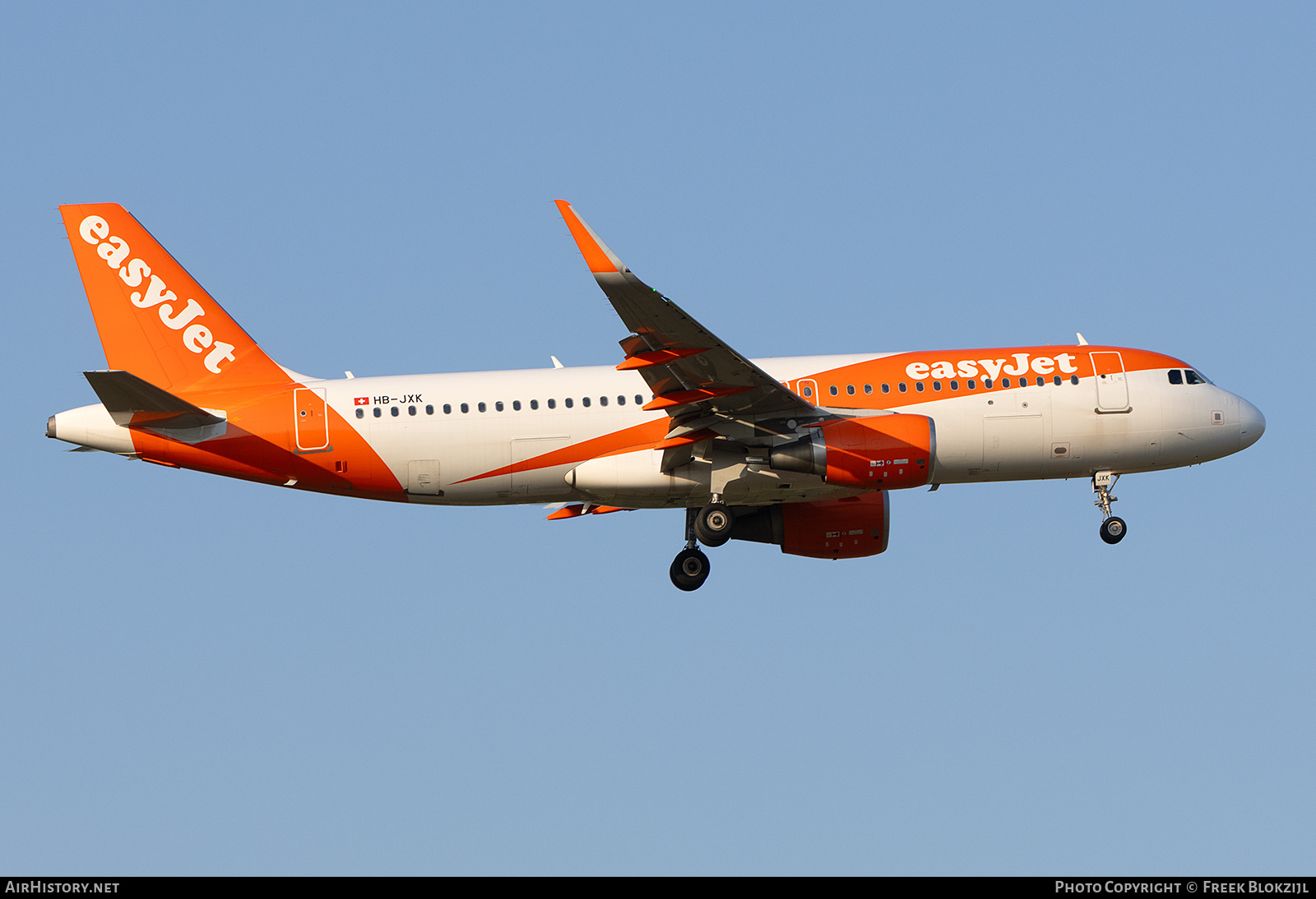 Aircraft Photo of HB-JXK | Airbus A320-214 | EasyJet | AirHistory.net #846045