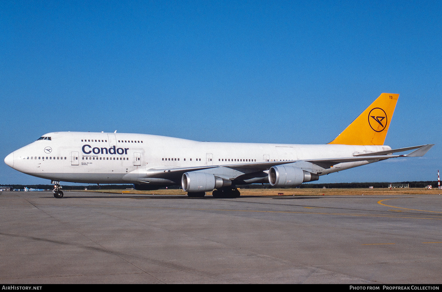 Aircraft Photo of D-ABTD | Boeing 747-430M | Condor Flugdienst | AirHistory.net #846116