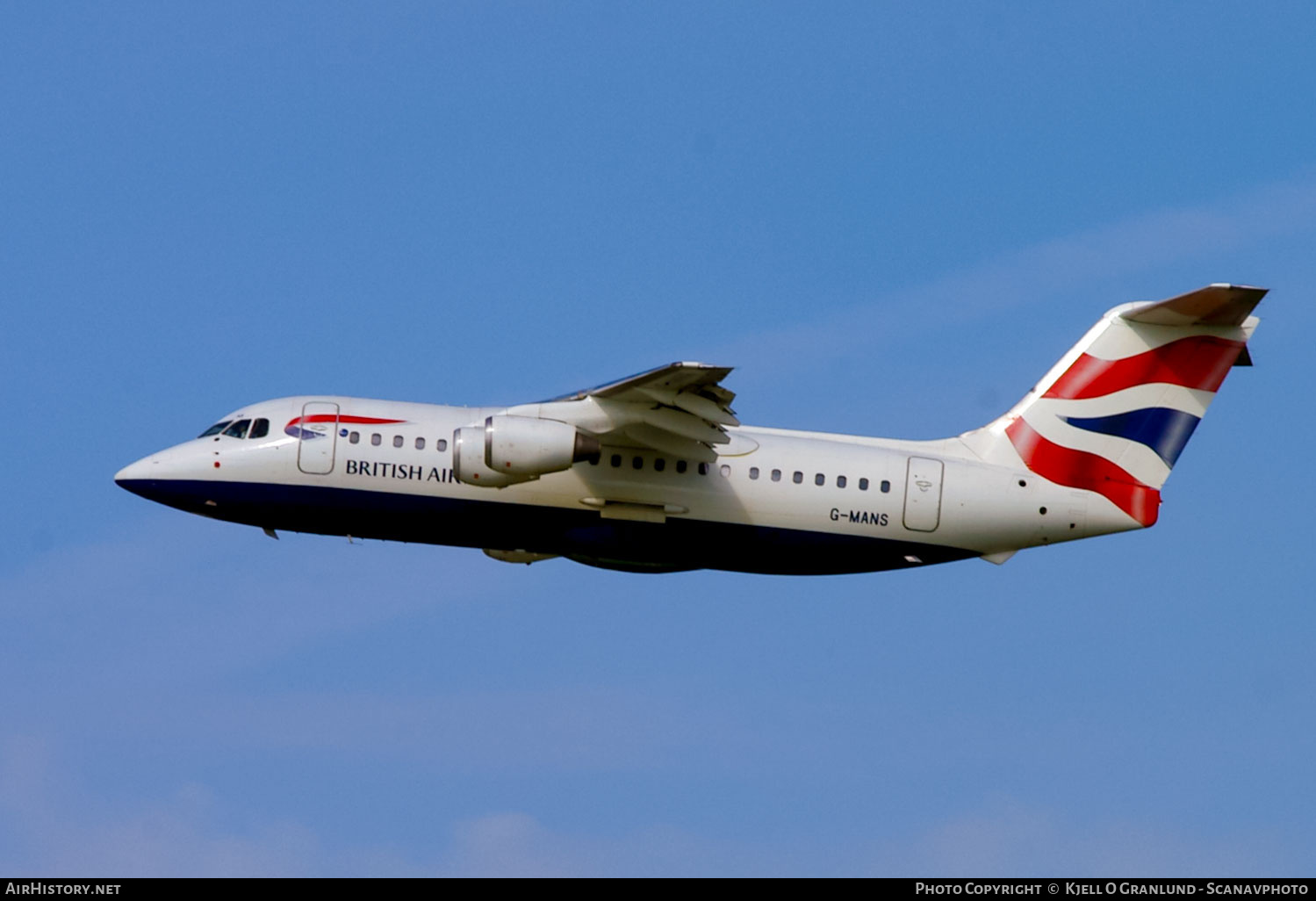 Aircraft Photo of G-MANS | British Aerospace BAe-146-200 | British Airways | AirHistory.net #846119