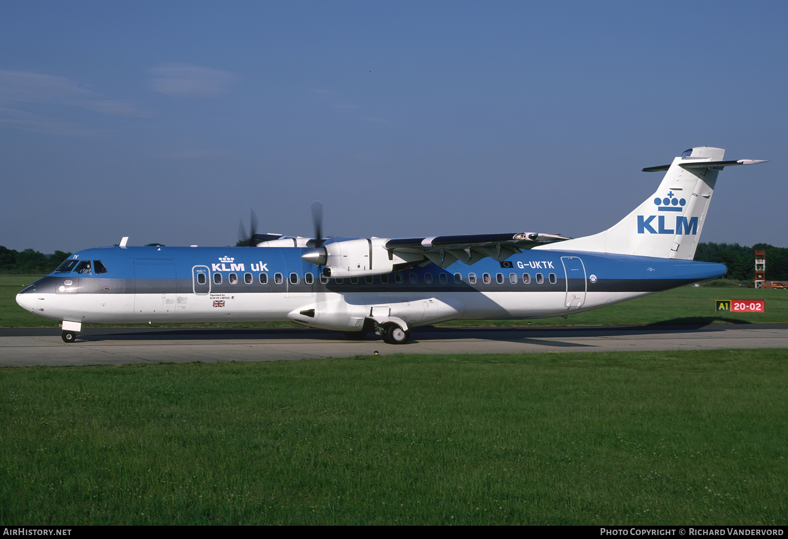 Aircraft Photo of G-UKTK | ATR ATR-72-202 | KLM UK | AirHistory.net #846144