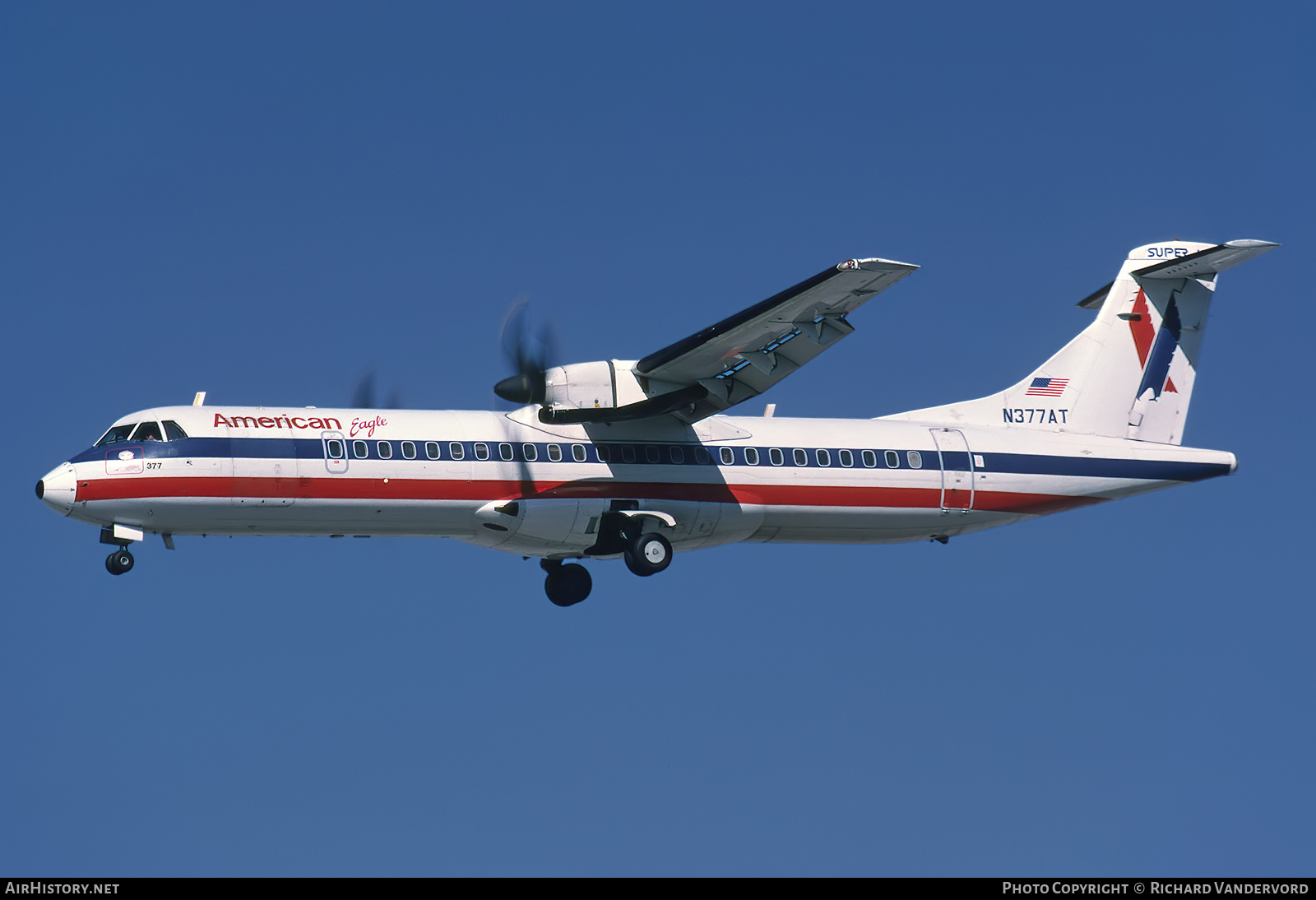 Aircraft Photo of N377AT | ATR ATR-72-212 | American Eagle | AirHistory.net #846150