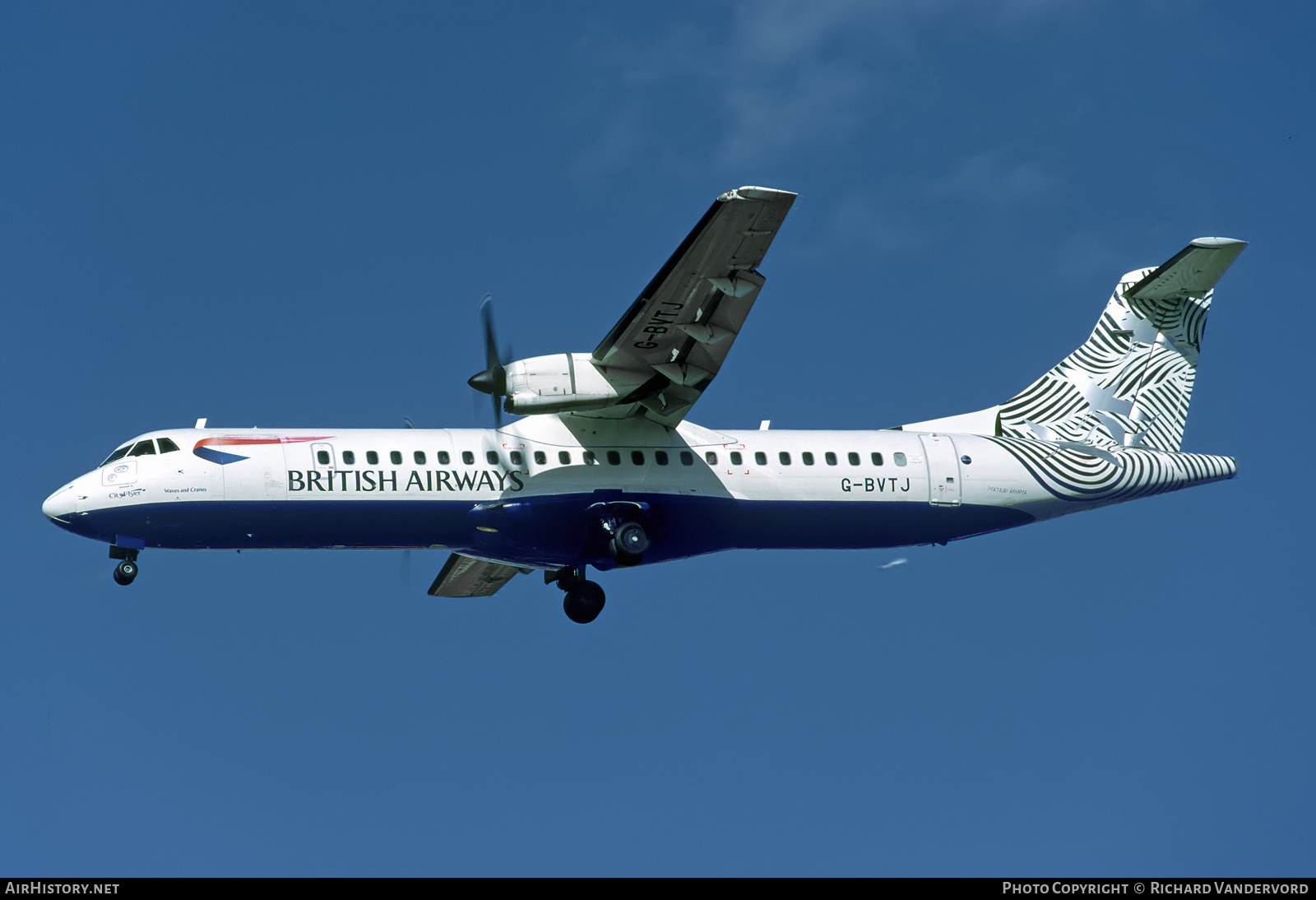 Aircraft Photo of G-BVTJ | ATR ATR-72-202 | British Airways | AirHistory.net #846155