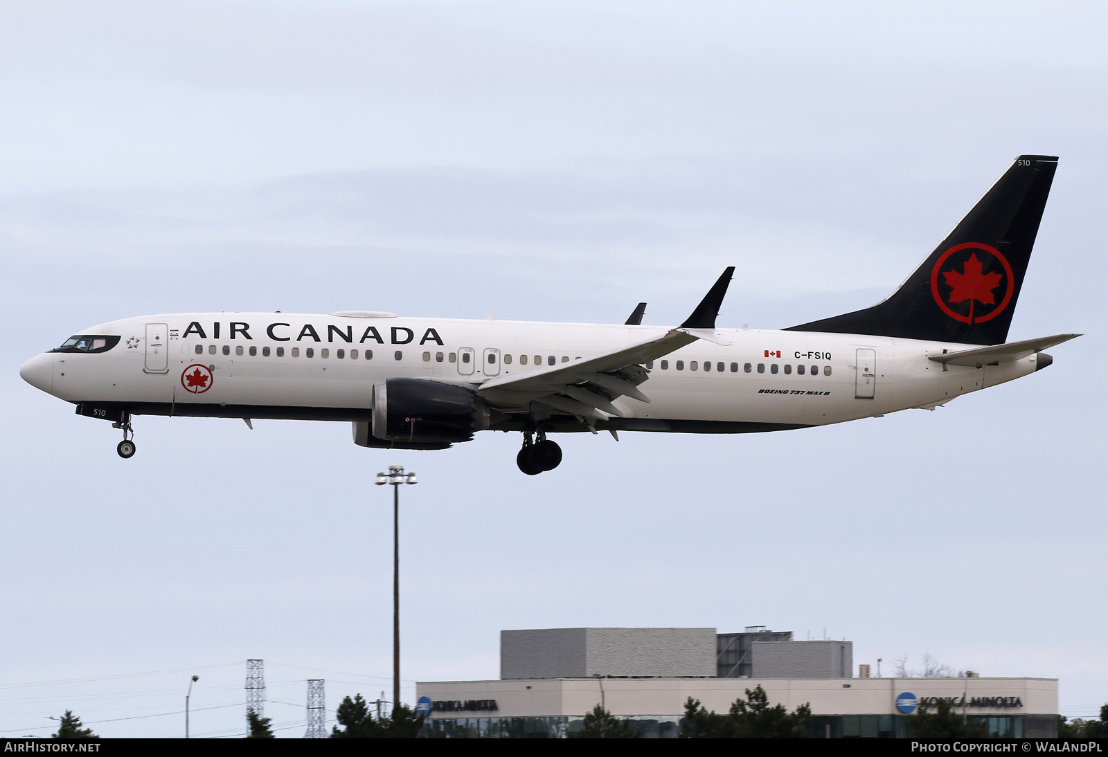 Aircraft Photo of C-FSIQ | Boeing 737-8 Max 8 | Air Canada | AirHistory.net #846220