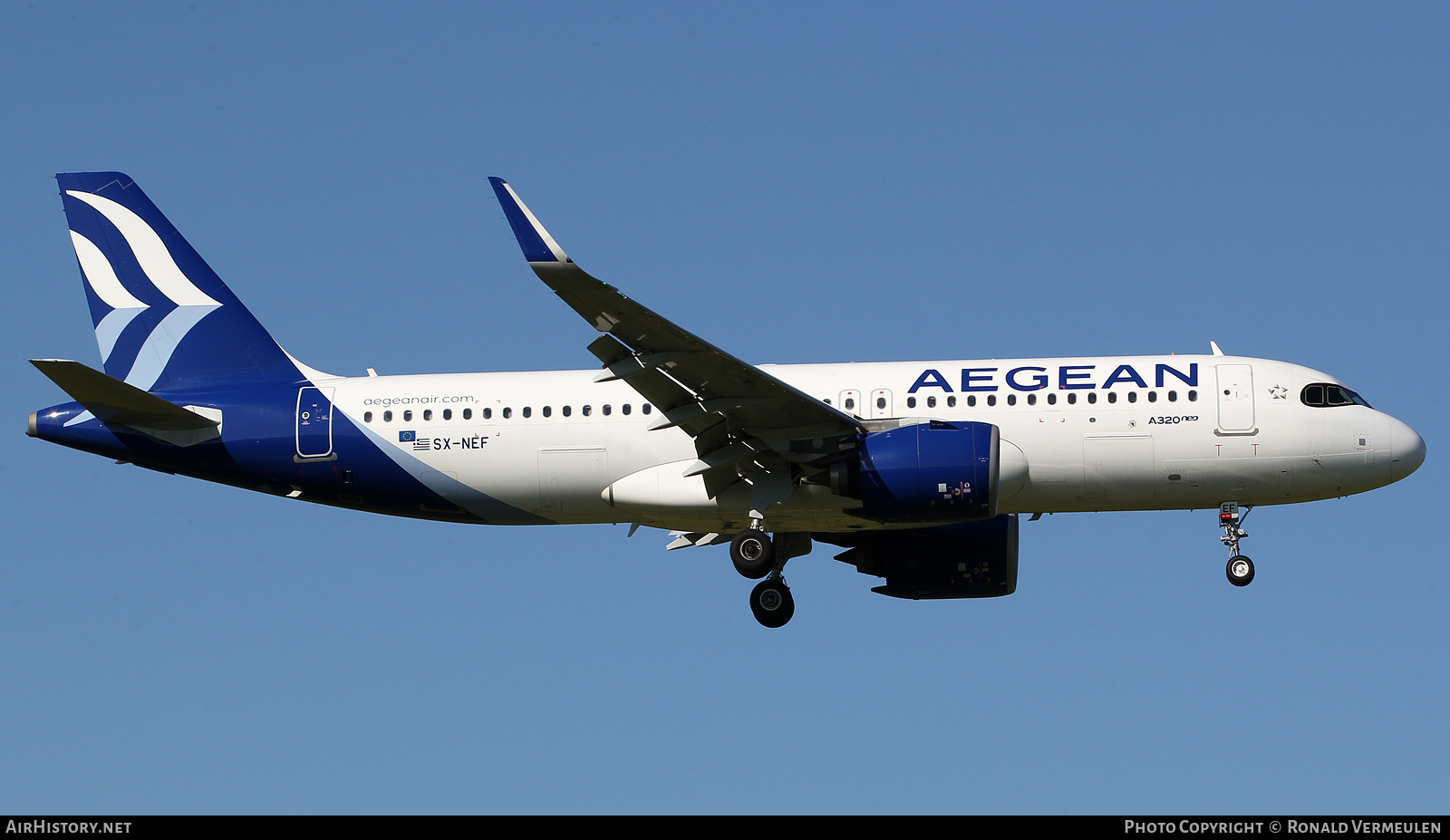 Aircraft Photo of SX-NEF | Airbus A320-271N | Aegean Airlines | AirHistory.net #846233