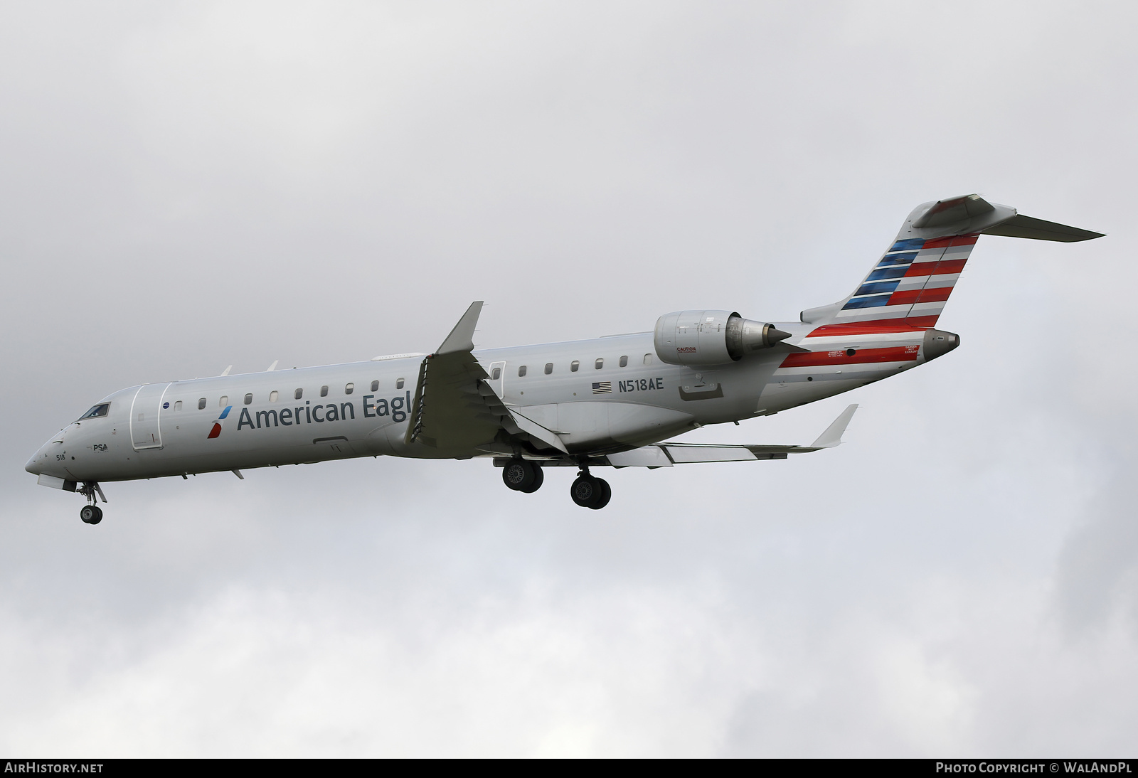 Aircraft Photo of N518AE | Bombardier CRJ-701ER (CL-600-2C10) | AirHistory.net #846236