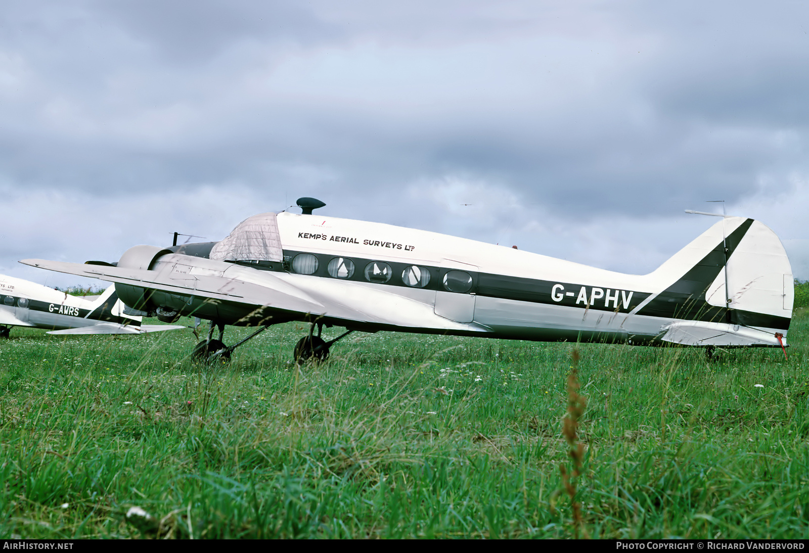 Aircraft Photo of G-APHV | Avro 652A Anson C19/2 | Kemp's Aerial Surveys | AirHistory.net #846263