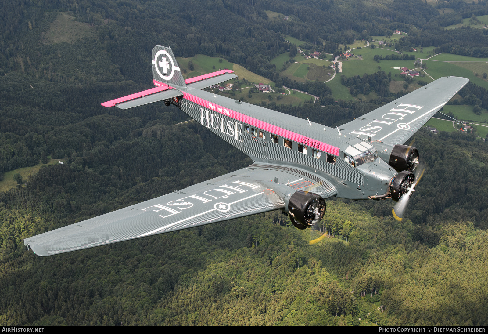Aircraft Photo of HB-HOT | Junkers Ju 52/3m ge | Ju-Air | AirHistory.net #846311