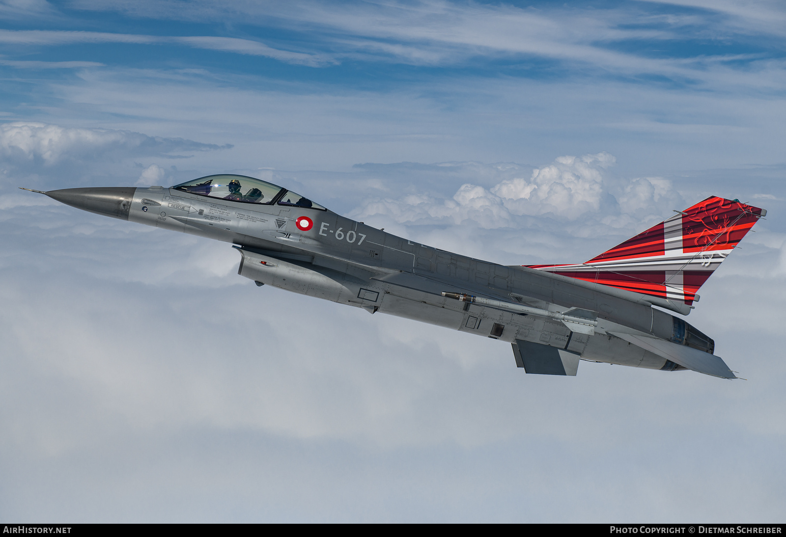 Aircraft Photo of E-607 | General Dynamics F-16AM Fighting Falcon | Denmark - Air Force | AirHistory.net #846313