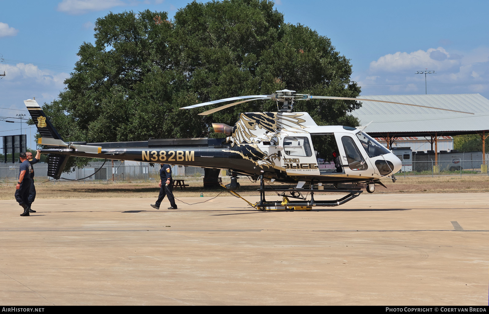 Aircraft Photo of N382BM | Aerospatiale AS-350B-3 Ecureuil | San Antonio Police | AirHistory.net #846333