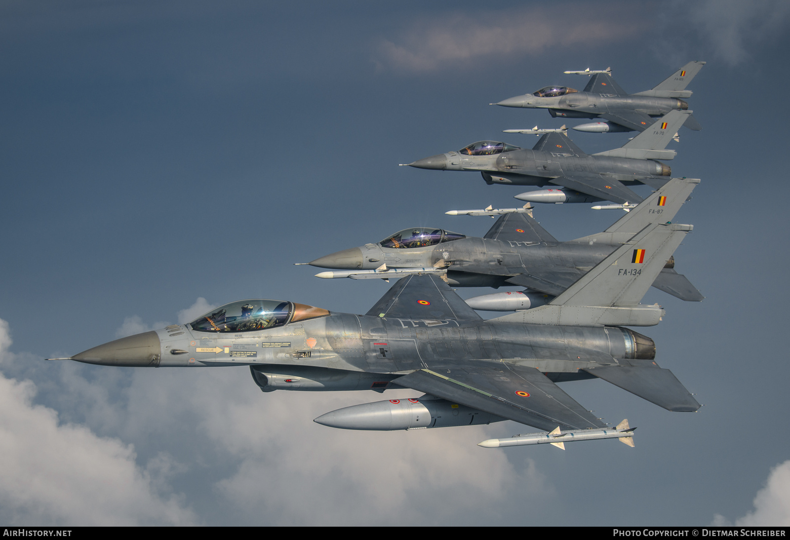 Aircraft Photo of FA-134 | General Dynamics F-16AM Fighting Falcon | Belgium - Air Force | AirHistory.net #846337