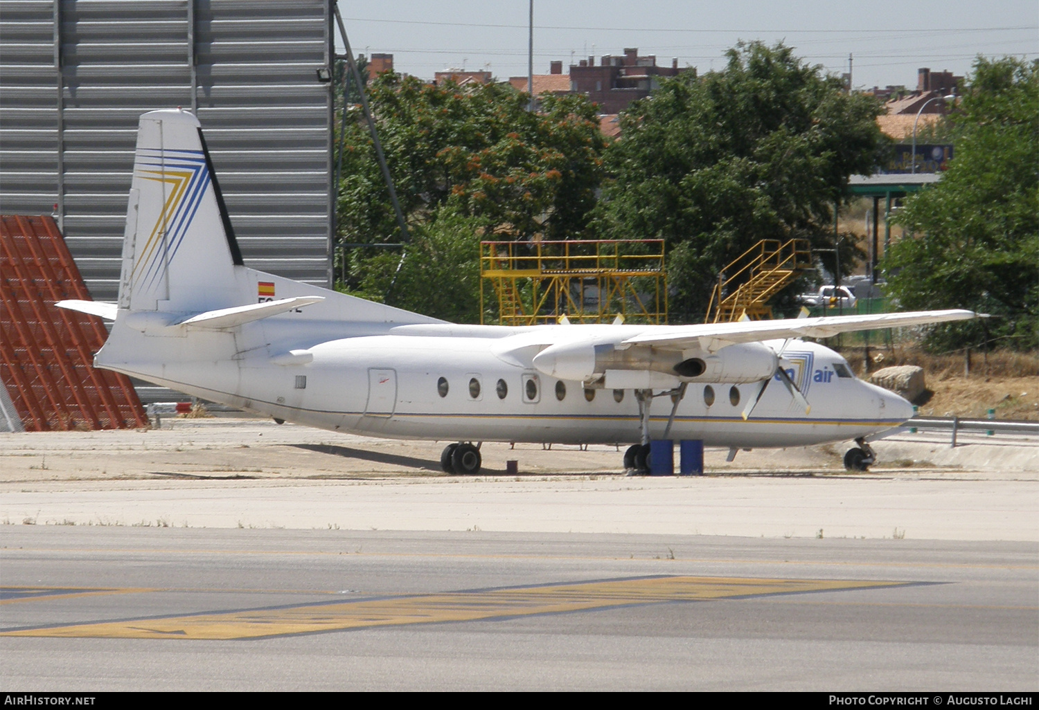 Aircraft Photo of EC-GYL | Fokker F27-500 Friendship | Seven Air | AirHistory.net #846419