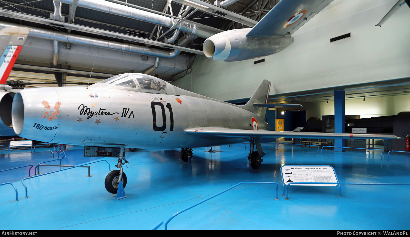 Aircraft Photo of 01 | Dassault MD-454 Mystere IVA | AirHistory.net #846423