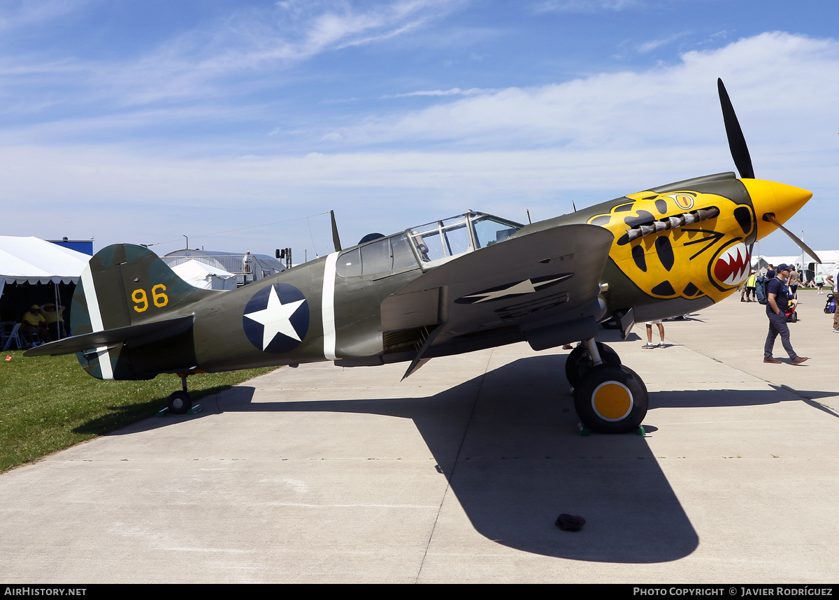 Aircraft Photo of N401WH / 96 | Curtiss P-40K Warhawk | USA - Air Force | AirHistory.net #846444