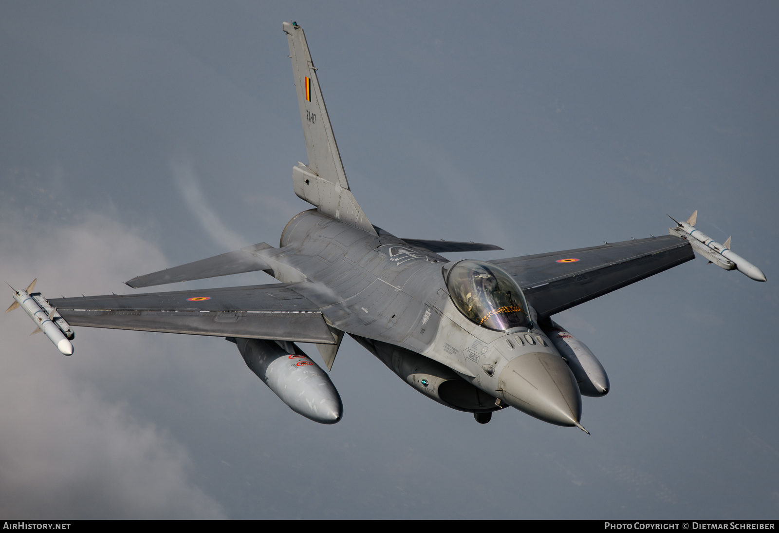 Aircraft Photo of FA-87 | General Dynamics F-16AM Fighting Falcon | Belgium - Air Force | AirHistory.net #846461