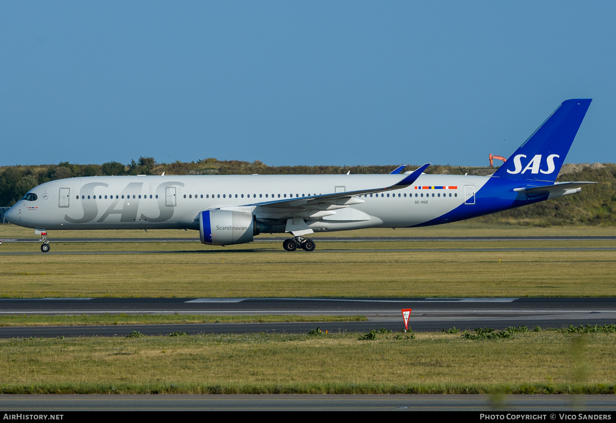 Aircraft Photo of SE-RSE | Airbus A350-941 | Scandinavian Airlines - SAS | AirHistory.net #846470