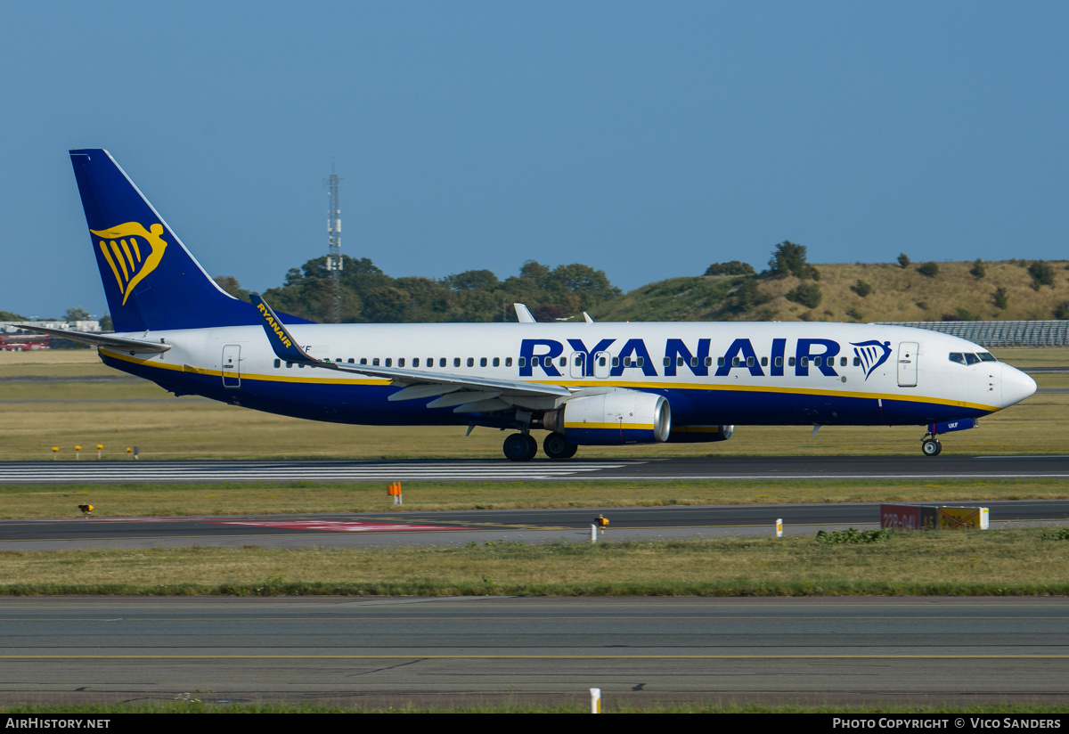 Aircraft Photo of G-RUKF | Boeing 737-8AS | Ryanair | AirHistory.net #846484