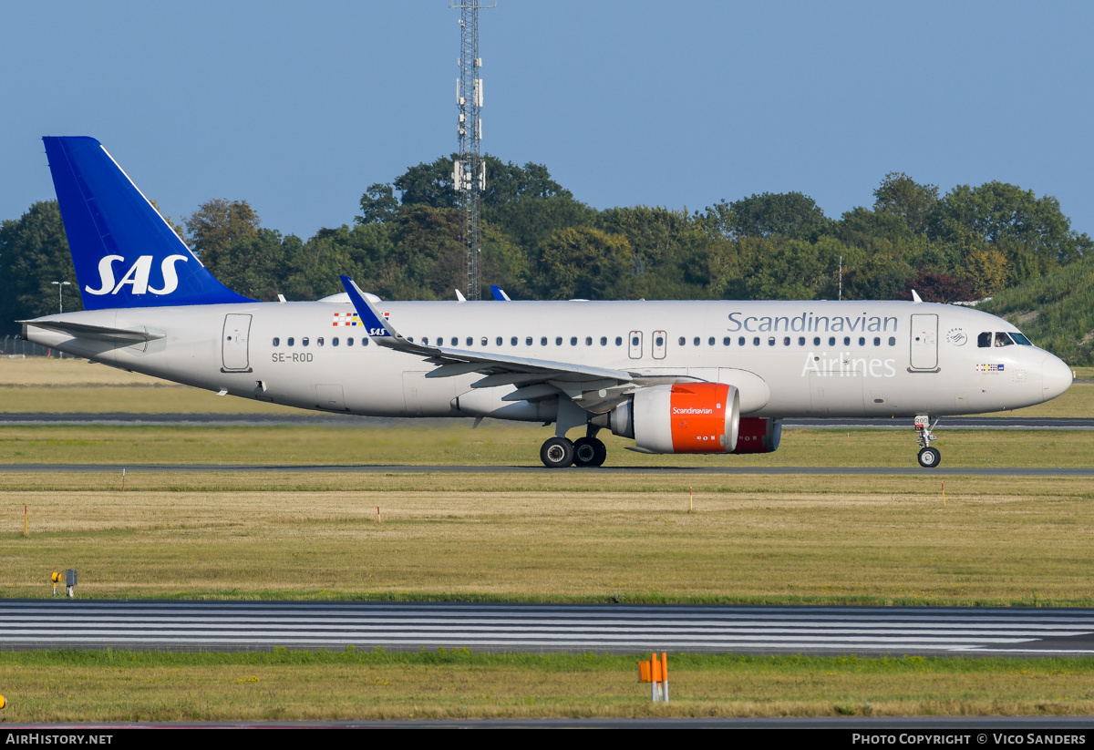 Aircraft Photo of SE-ROD | Airbus A320-251N | Scandinavian Airlines - SAS | AirHistory.net #846487