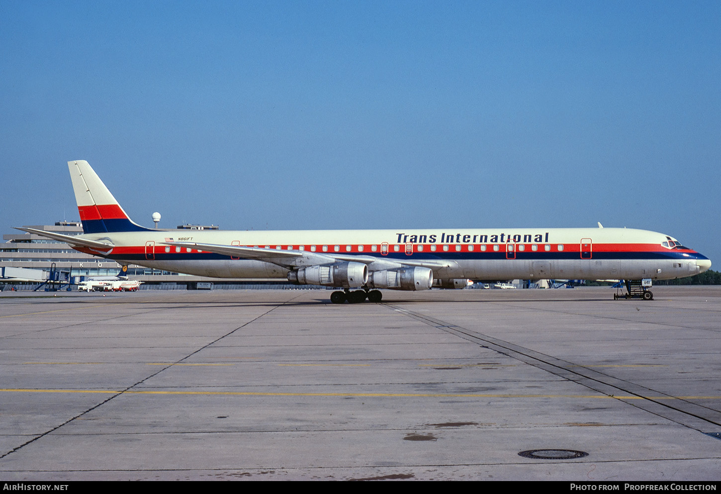 Aircraft Photo of N861FT | McDonnell Douglas DC-8-61CF | Trans International Airlines - TIA | AirHistory.net #846519