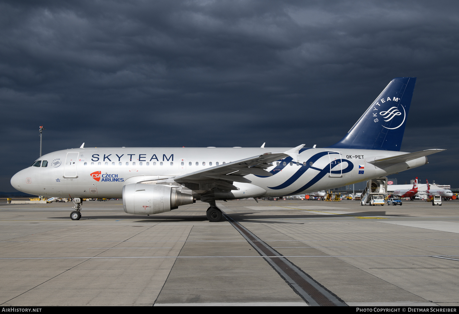 Aircraft Photo of OK-PET | Airbus A319-112 | ČSA - Czech Airlines | AirHistory.net #846526