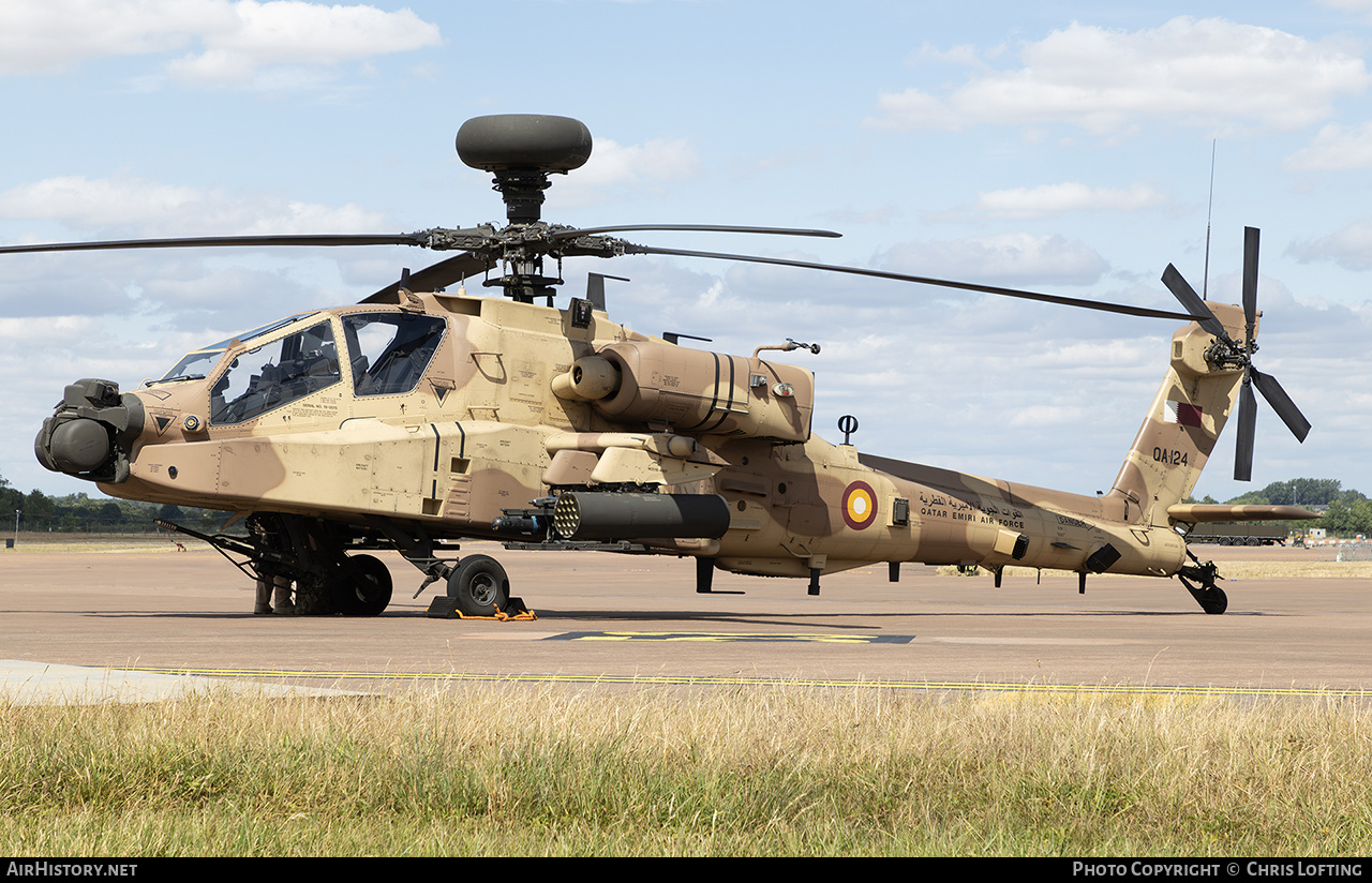 Aircraft Photo of QA124 | Boeing AH-64E Apache Guardian | Qatar - Air Force | AirHistory.net #846542