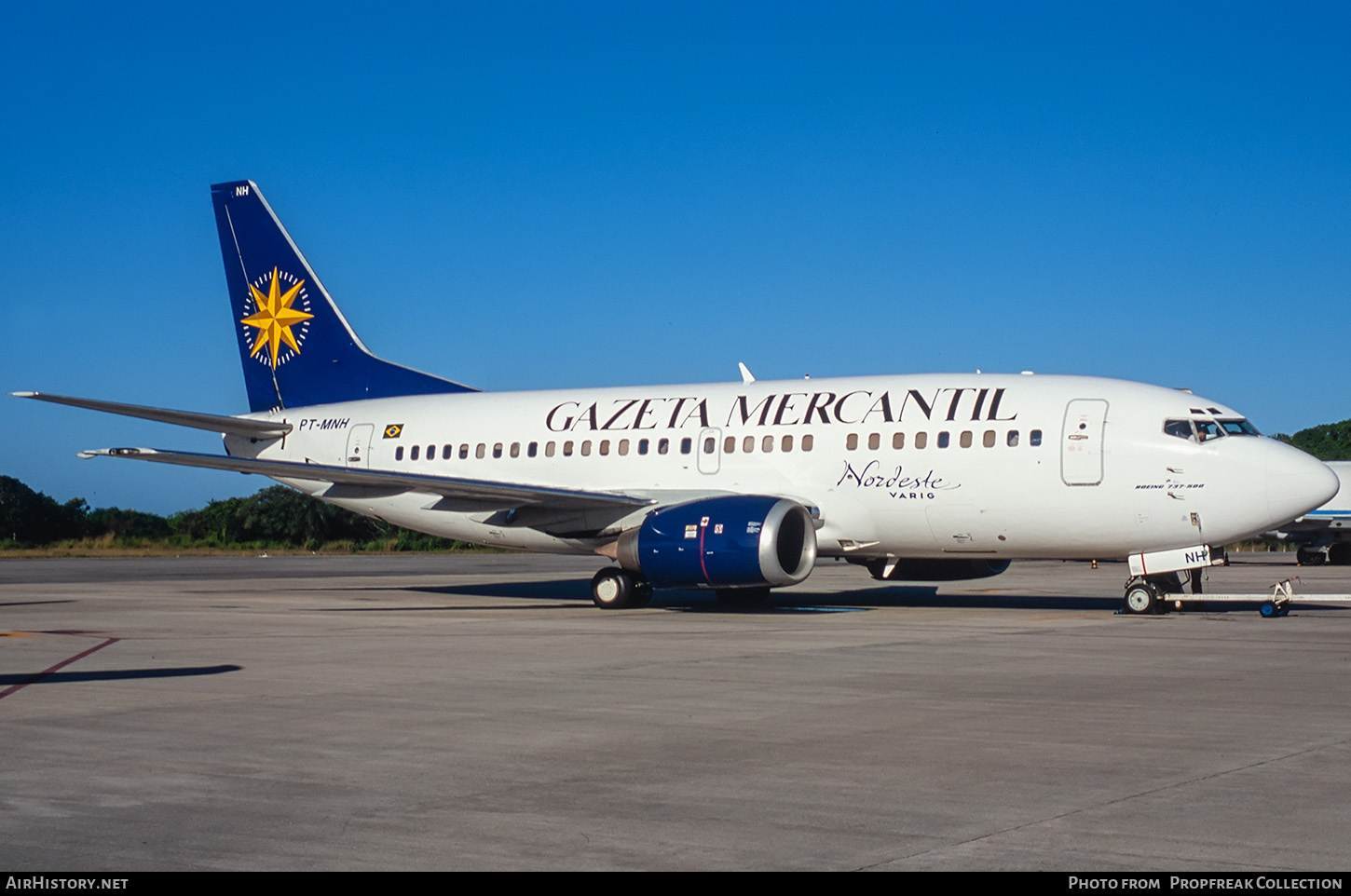 Aircraft Photo of PT-MNH | Boeing 737-5Y0 | Nordeste Linhas Aereas | AirHistory.net #846599