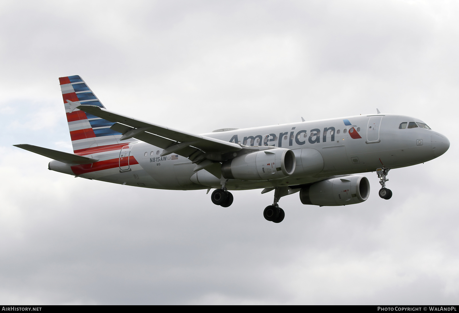 Aircraft Photo of N815AW | Airbus A319-132 | American Airlines | AirHistory.net #846677