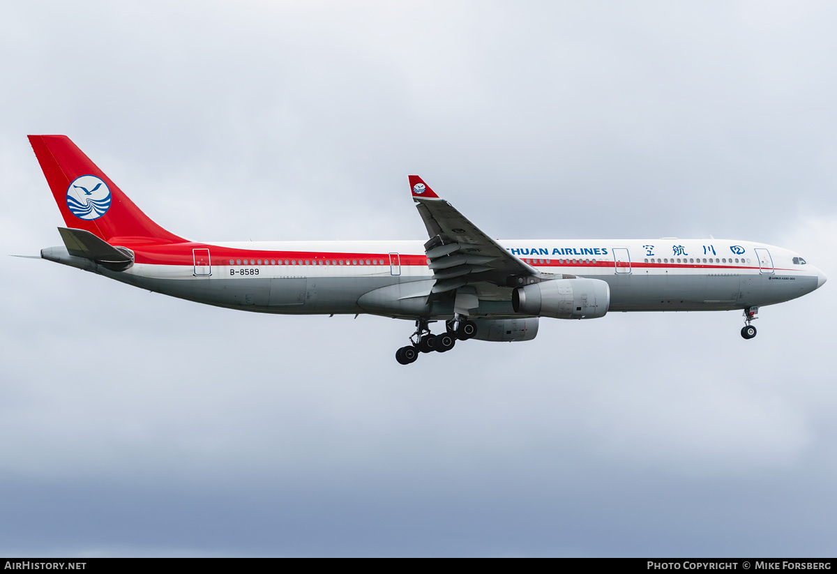Aircraft Photo of B-8589 | Airbus A330-343E | Sichuan Airlines | AirHistory.net #846691