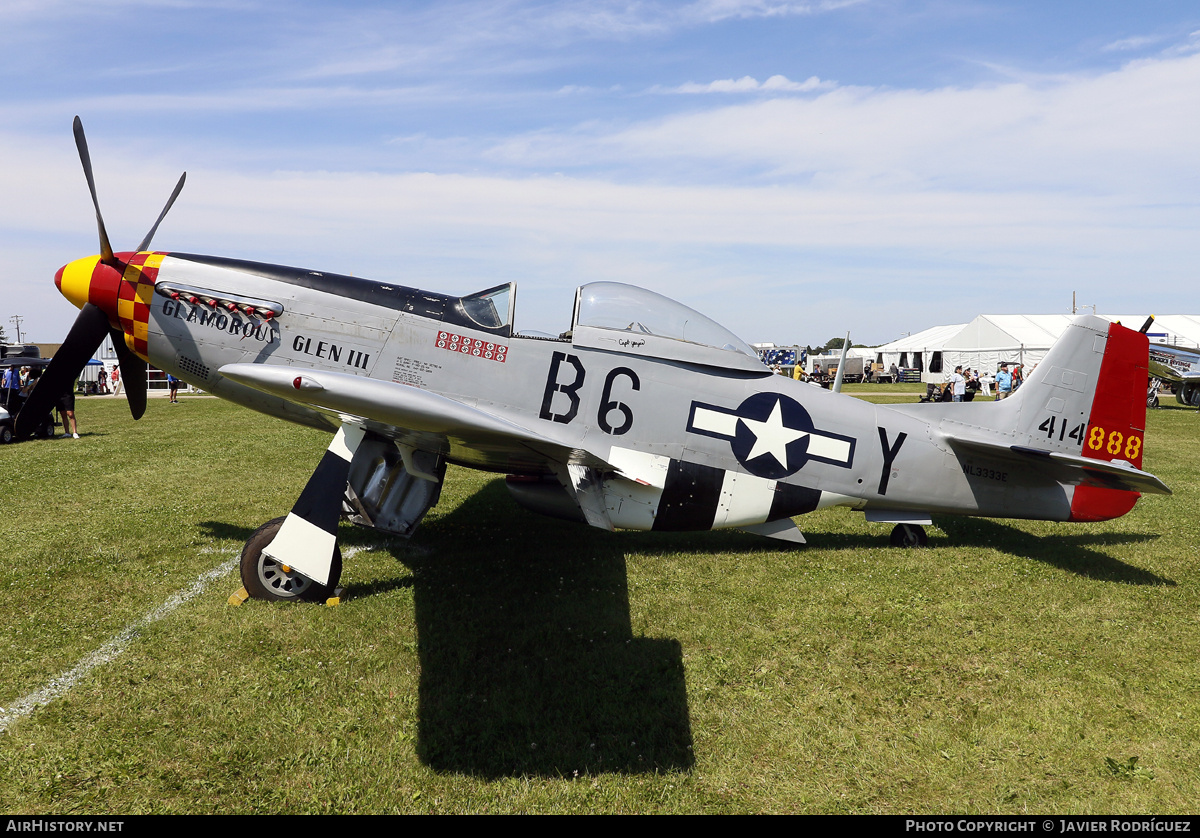 Aircraft Photo of N3333E / NL3333E / 414888 | North American P-51D Mustang | USA - Air Force | AirHistory.net #846709