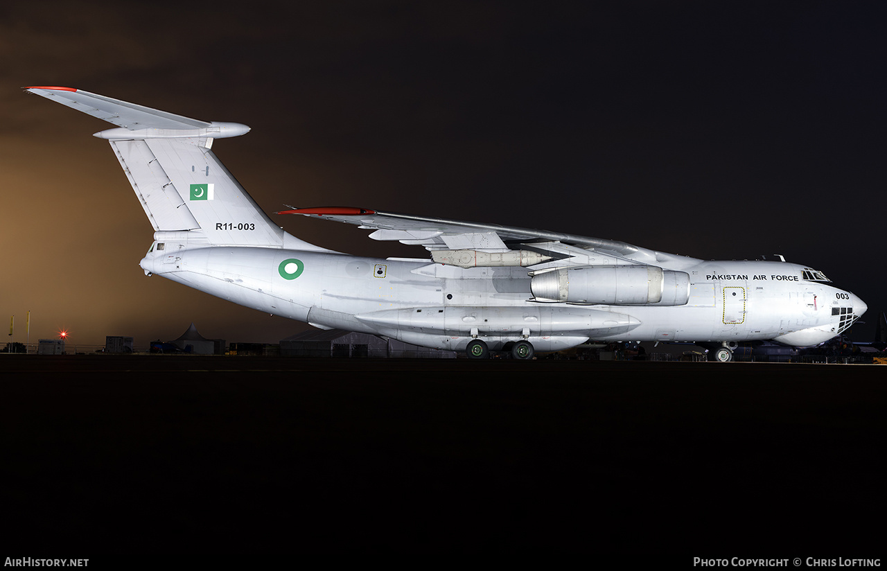 Aircraft Photo of R11-003 | Ilyushin Il-78M | Pakistan - Air Force | AirHistory.net #846733