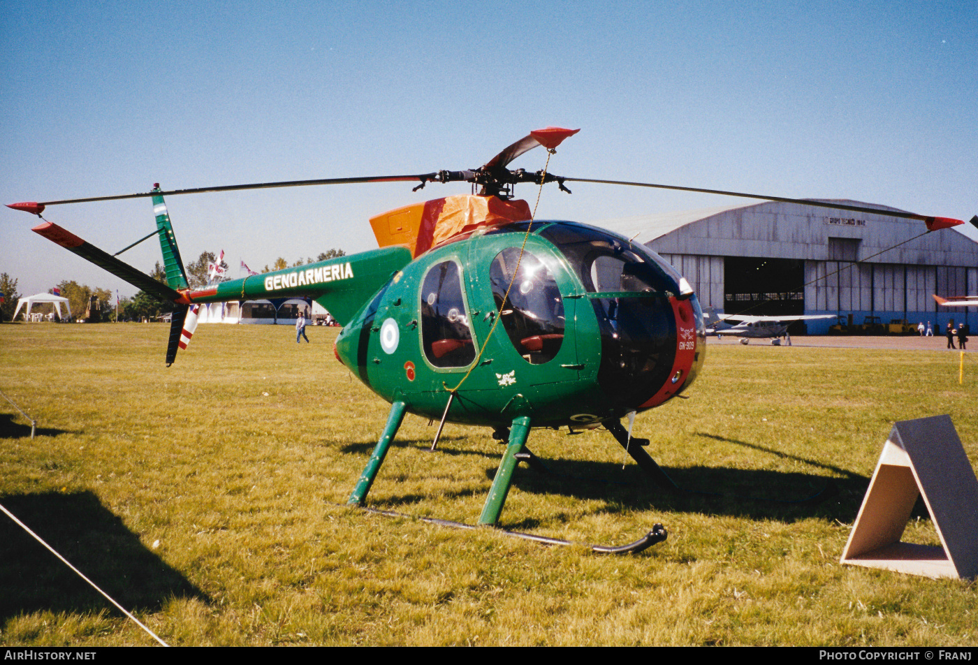 Aircraft Photo of GN-909 | Hughes 500C (369HS) | Argentina - Gendarmeria | AirHistory.net #846738
