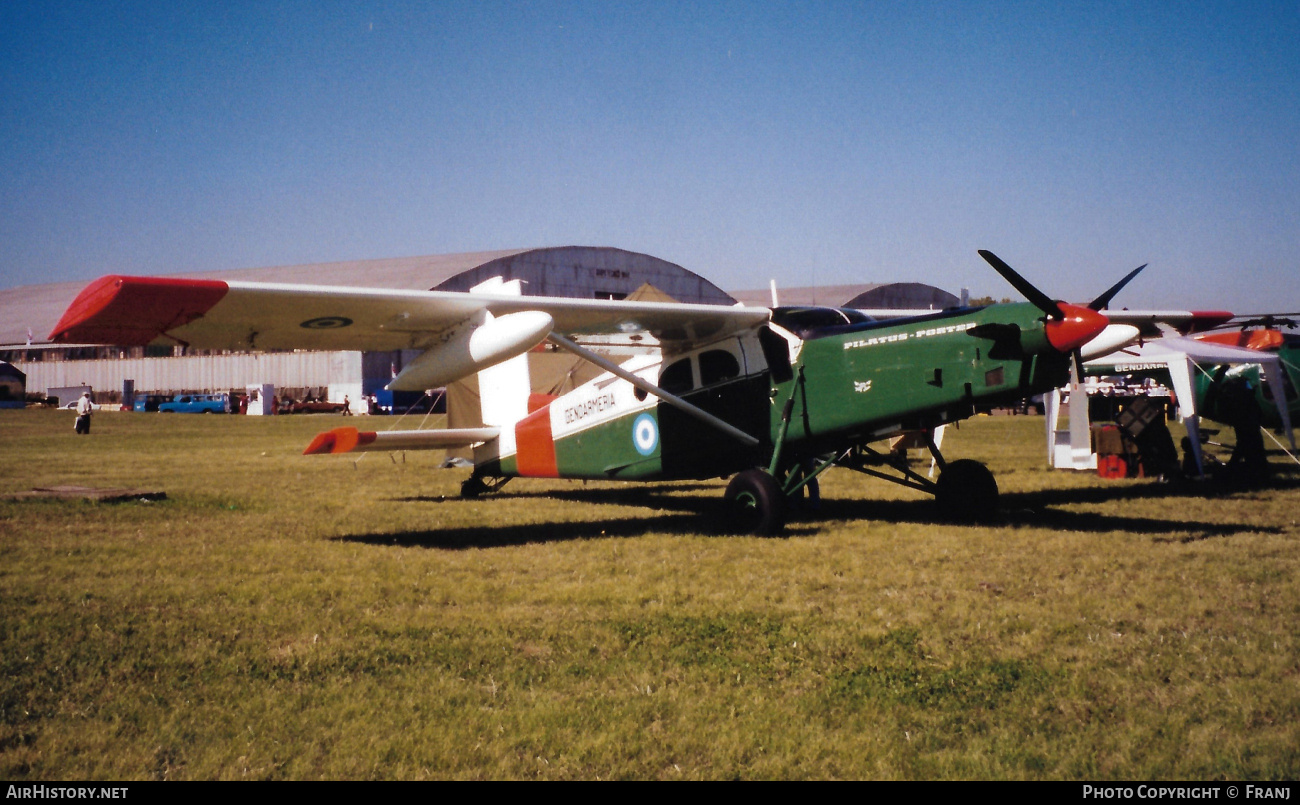 Aircraft Photo of GN-805 | Pilatus PC-6/B2-H2 Turbo Porter | Argentina - Gendarmeria | AirHistory.net #846743