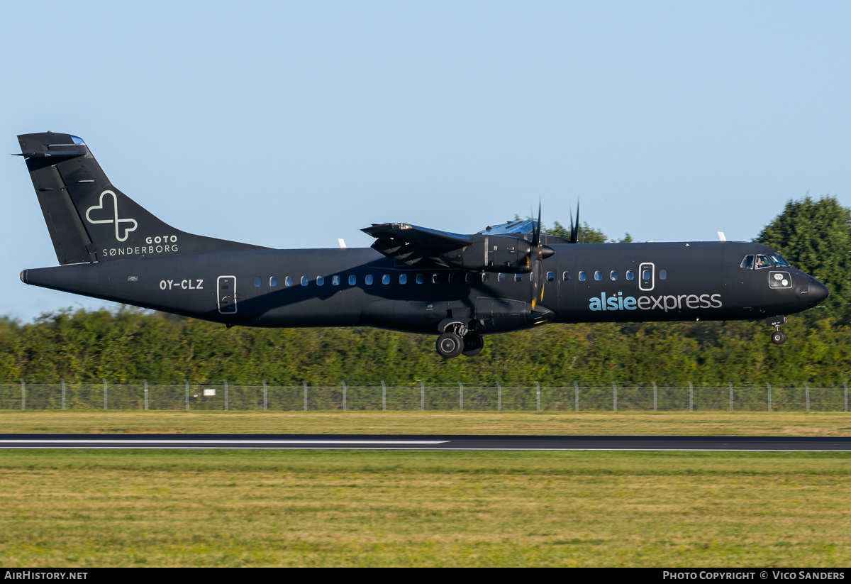 Aircraft Photo of OY-CLZ | ATR ATR-72-500 (ATR-72-212A) | Alsie Express | AirHistory.net #846786