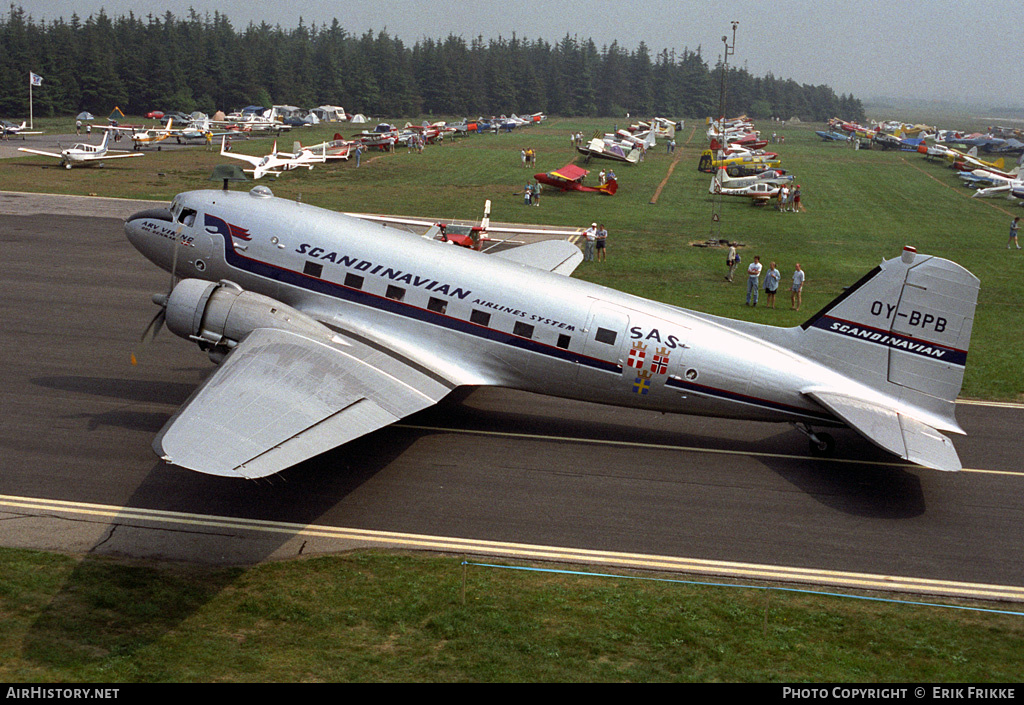 Aircraft Photo of OY-BPB | Douglas C-47A Skytrain | Foreningen for Flyvende Museumsfly / DC-3 Vennerne | Scandinavian Airlines System - SAS | AirHistory.net #846794