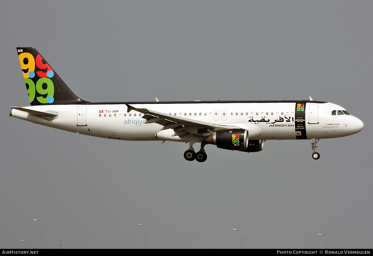 Aircraft Photo of TS-INM | Airbus A320-211 | Afriqiyah Airways | AirHistory.net #846824
