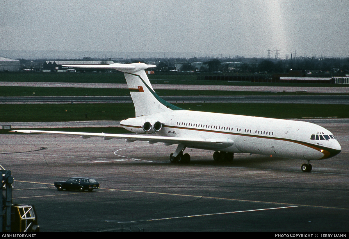 Aircraft Photo of A4O-AB | Vickers VC10 Srs1103 | Oman Royal Flight | AirHistory.net #846827