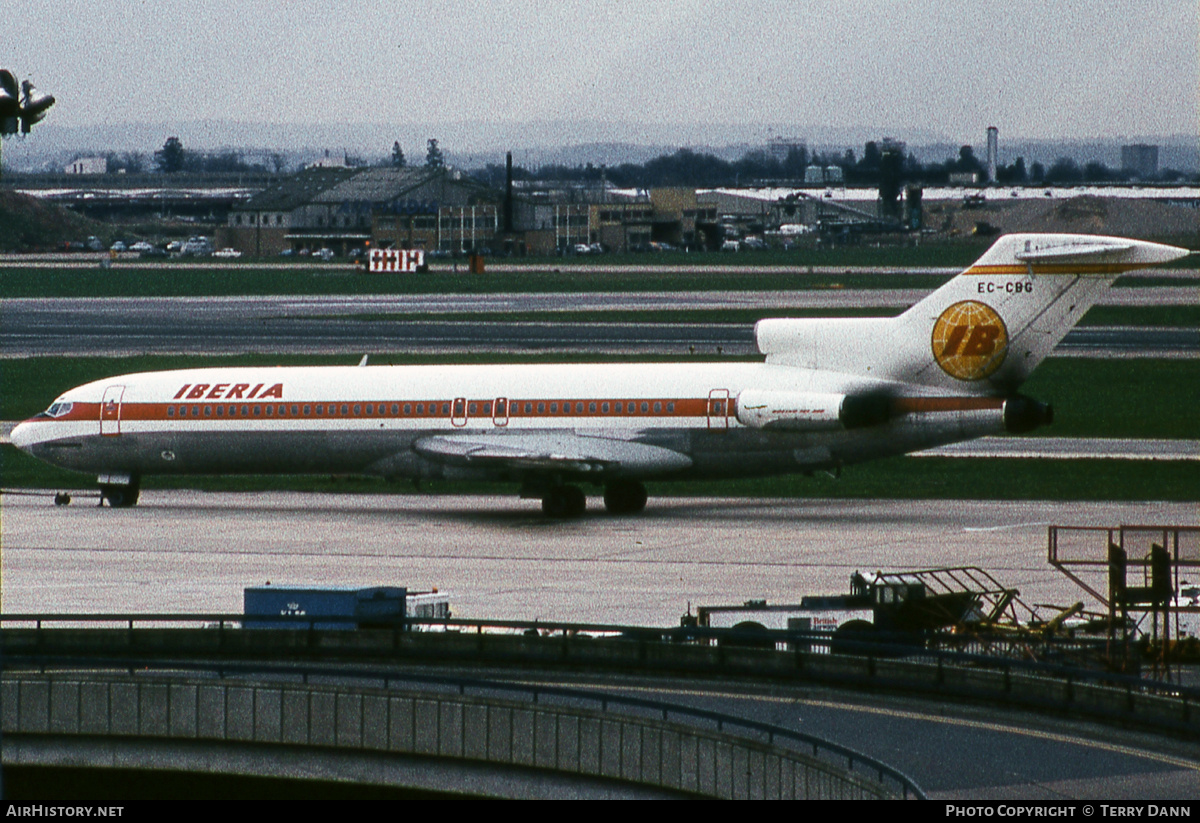 Aircraft Photo of EC-CBG | Boeing 727-256/Adv | Iberia | AirHistory.net #846842