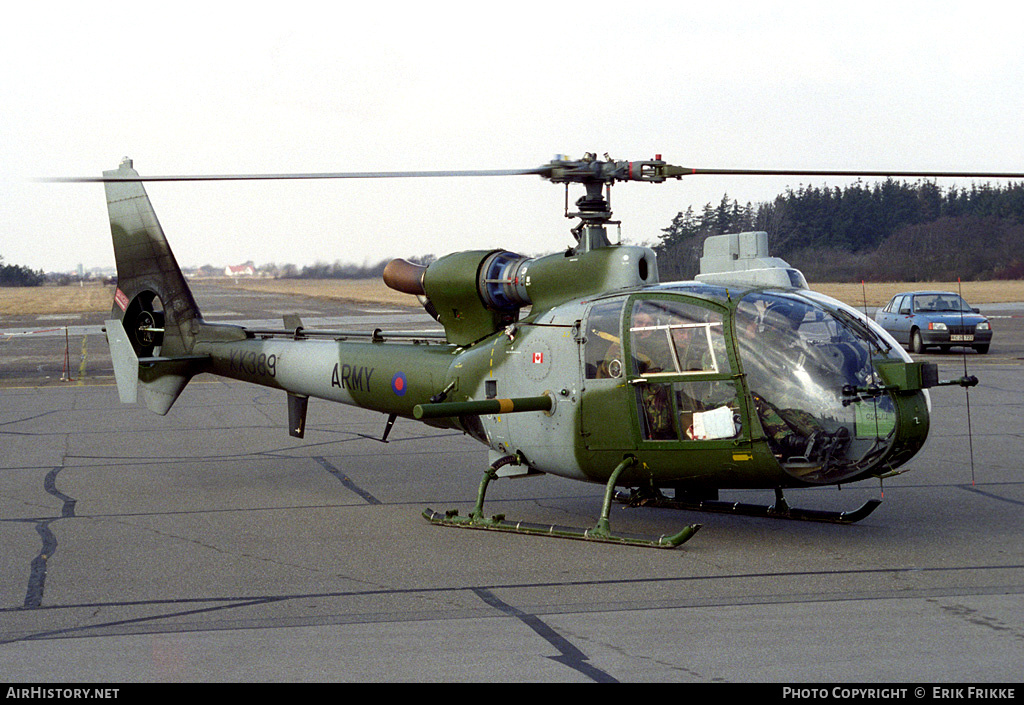 Aircraft Photo of XX389 | Aerospatiale SA-341B Gazelle AH1 | UK - Army | AirHistory.net #846877