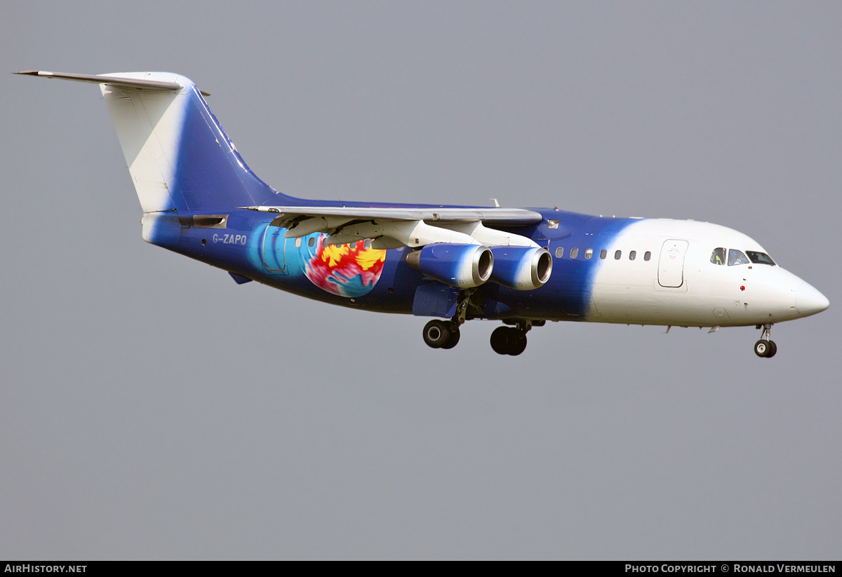 Aircraft Photo of G-ZAPO | British Aerospace BAe-146-200QC | Titan Airways | AirHistory.net #846935