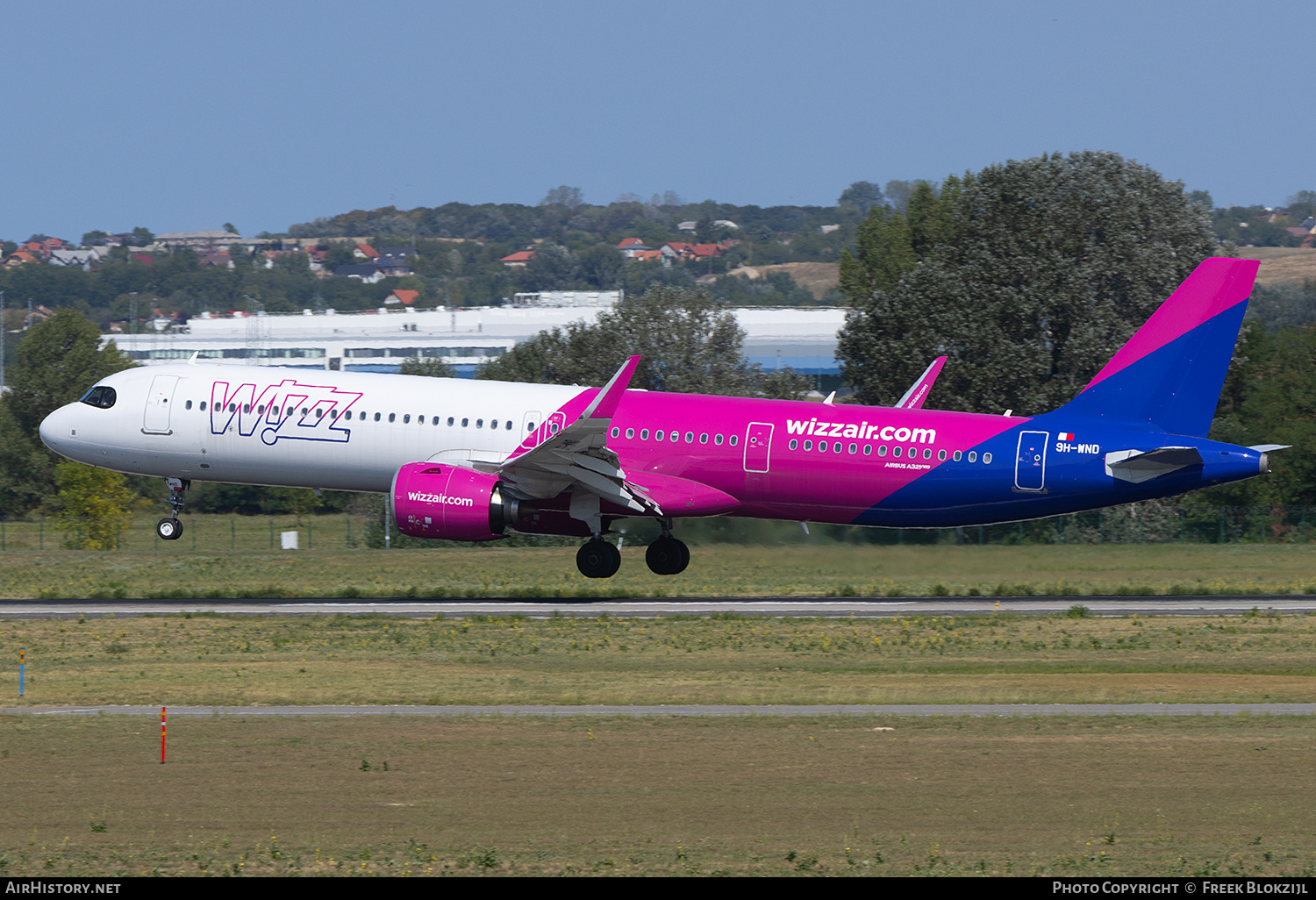 Aircraft Photo of 9H-WND | Airbus A321-271NX | Wizz Air | AirHistory.net #847036