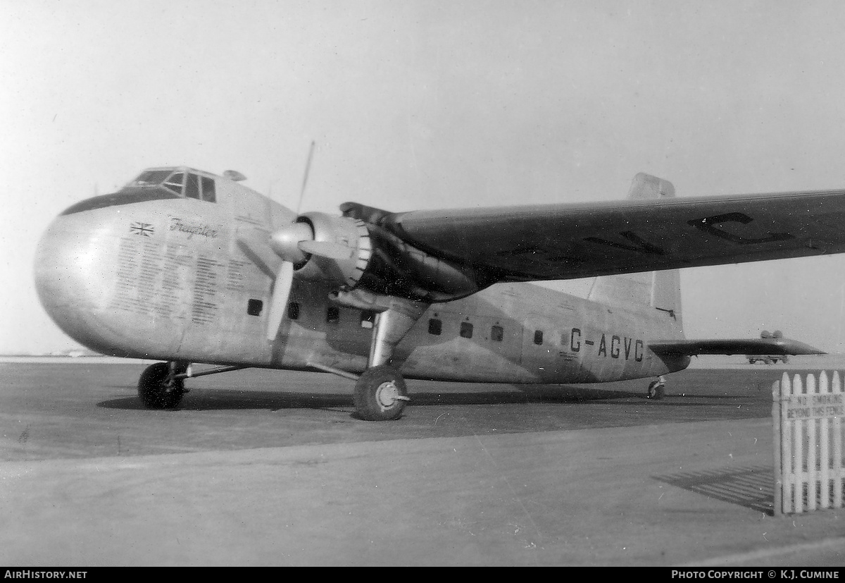 Aircraft Photo of G-AGVC | Bristol 170 Freighter Mk1 | Bristol Aircraft | AirHistory.net #847056