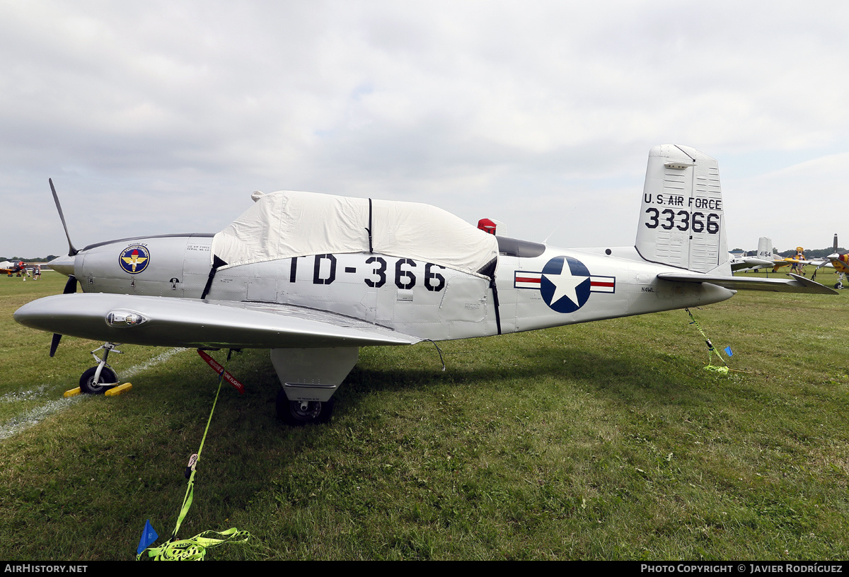 Aircraft Photo of N4WL / 33366 | Beech T-34A Mentor | USA - Air Force | AirHistory.net #847067