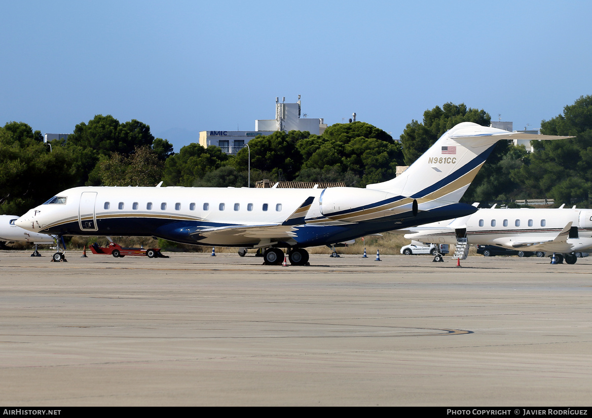 Aircraft Photo of N981CC | Bombardier Global Express (BD-700-1A10) | AirHistory.net #847070