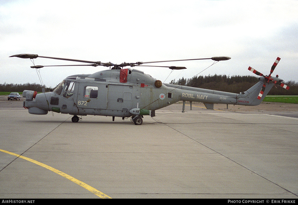 Aircraft Photo of ZD261 | Westland WG-13 Lynx HMA8SRU | UK - Navy | AirHistory.net #847110
