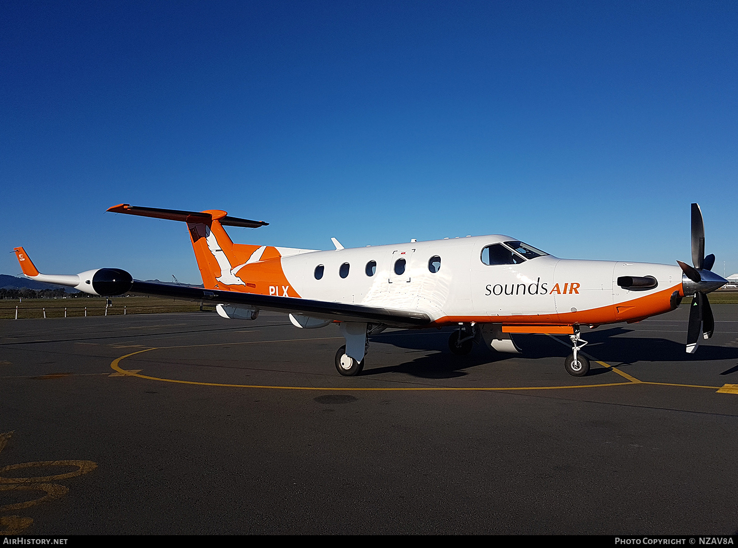 Aircraft Photo of ZK-PLX / PLX | Pilatus PC-12/45 | Sounds Air | AirHistory.net #847169