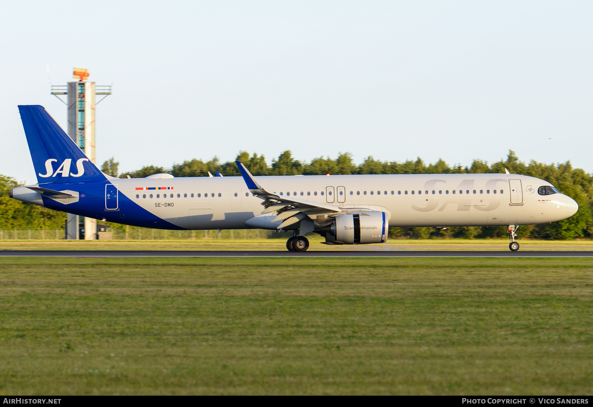 Aircraft Photo of SE-DMO | Airbus A321-253NX | Scandinavian Airlines - SAS | AirHistory.net #847170